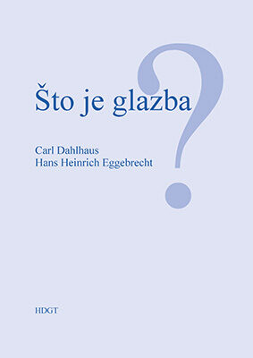 Naslovnica knjige Što je glazba